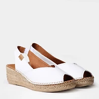 Bernia - La sandale compensée en rafia