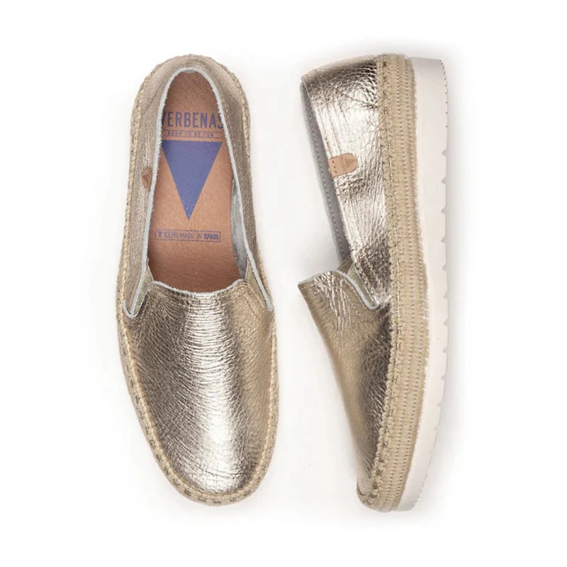 Nuria – L’espadrille chic en cuir nappa