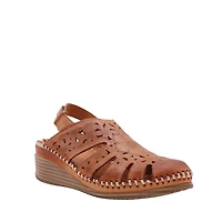 Chaussure Jill  – Cuir Gravé & Perforé