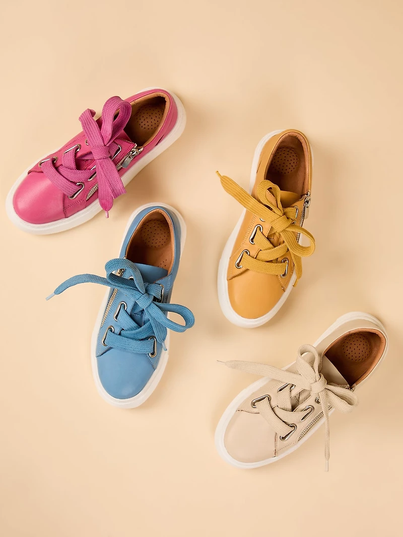 SANA – Le sneaker moderne à fermeture éclair