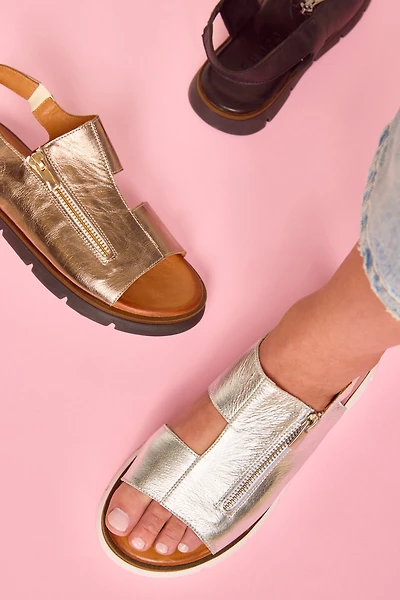 Sandale en cuir Camerise - Confort et Style Européen