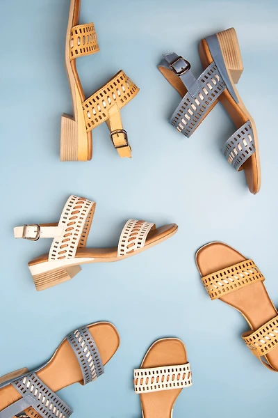 River - La sandale ajourée au style naturel