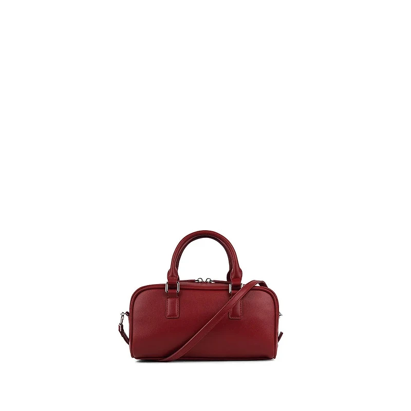 Le Camille - Sac à main 2-en-1 en cuir vegan noir