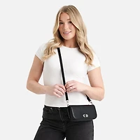 Le Dakota – Portefeuille à bandoulière 2-en-1 en cuir vegan