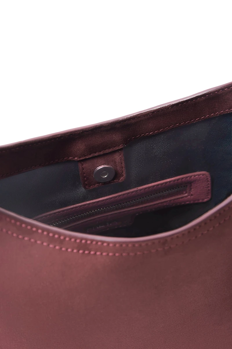 ELENA - Vegan Suede Shoulder Bag