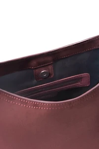 ELENA - Vegan Suede Shoulder Bag