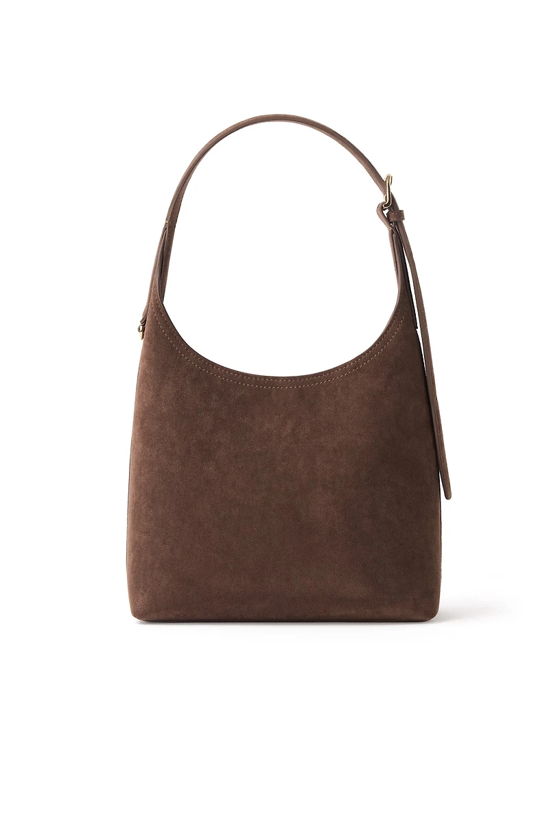 ELENA - Vegan Suede Shoulder Bag