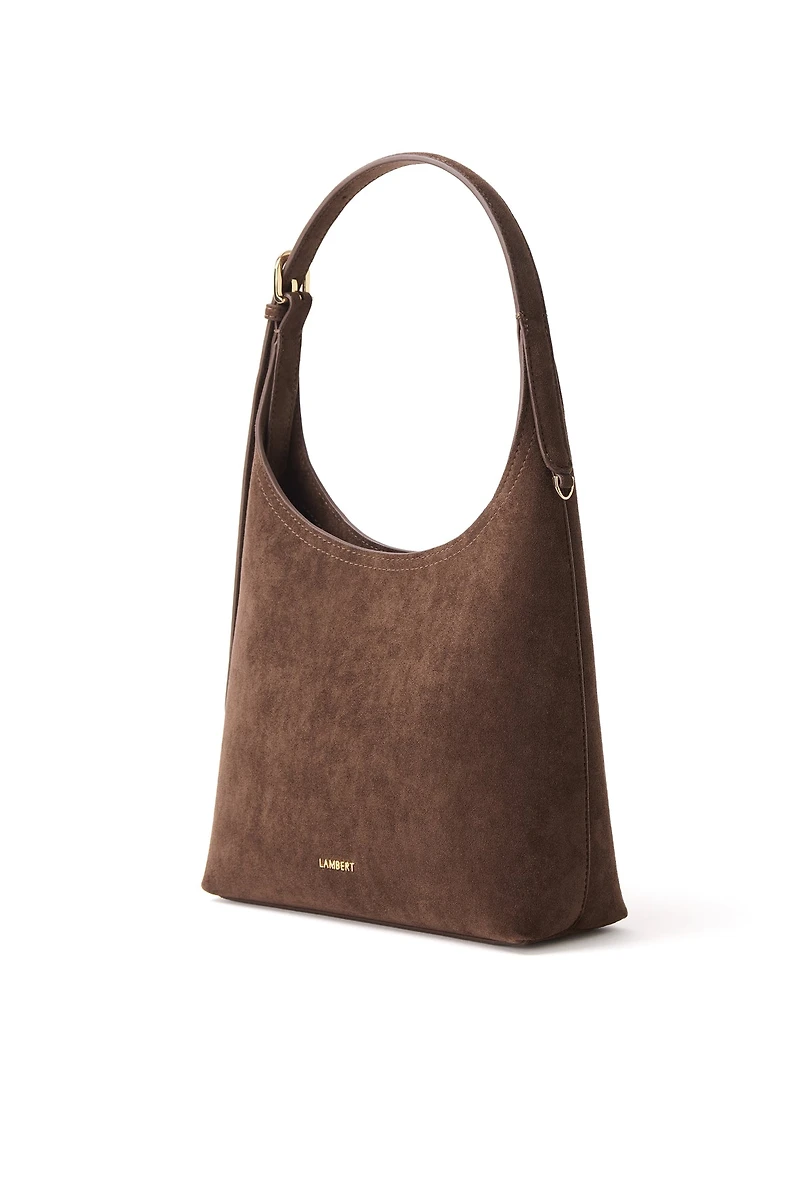 ELENA - Vegan Suede Shoulder Bag
