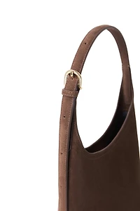 ELENA - Vegan Suede Shoulder Bag