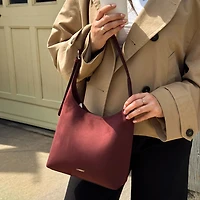 ELENA - Vegan Suede Shoulder Bag