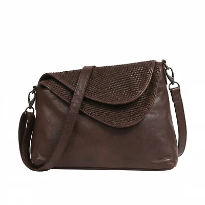 Love - Sac à bandoulière en cuir tressé