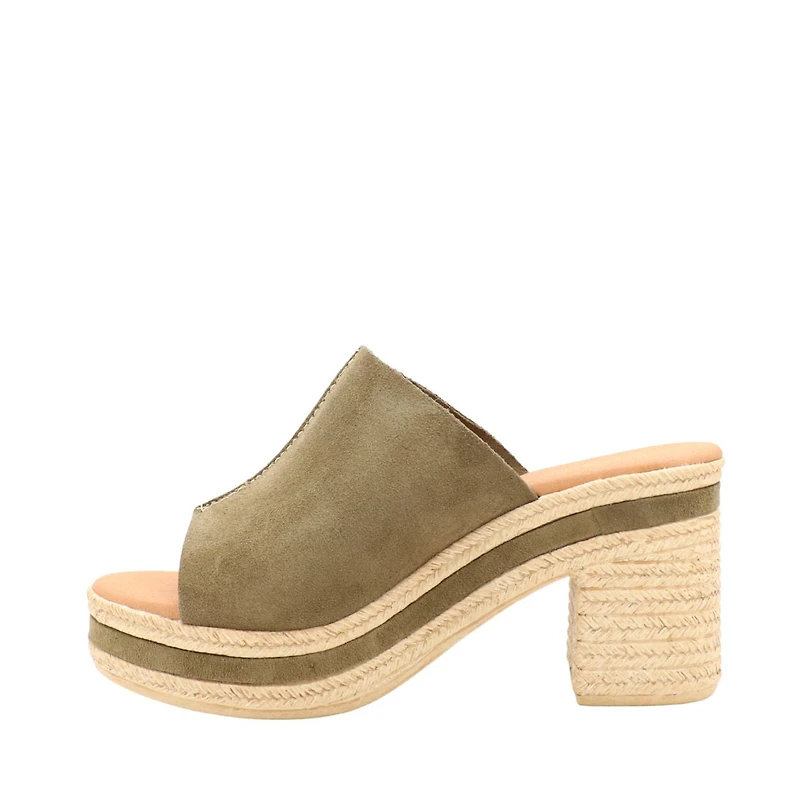 Liora - La sandale en suède chic