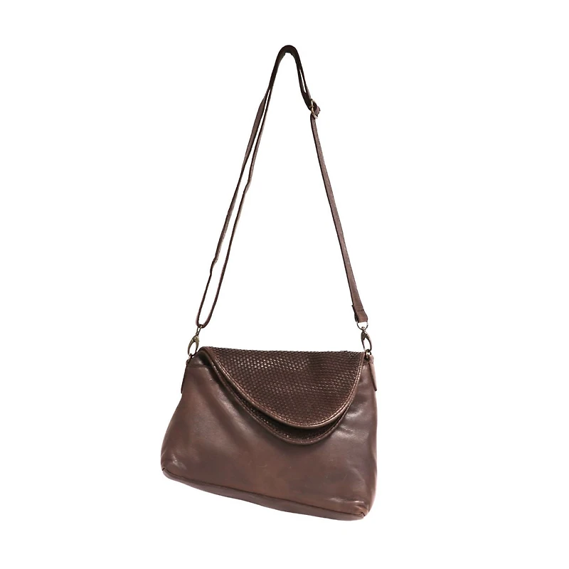 Love - Sac à bandoulière en cuir tressé