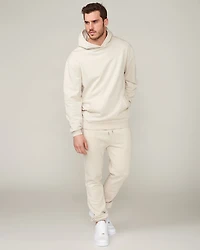 Miles French Terry Bone Stacked Jogger