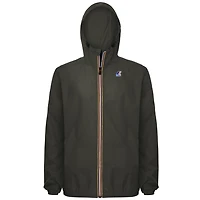 CLAUDE - PACKABLE FULL ZIP RAIN JACKET IN BLACK TORBA
