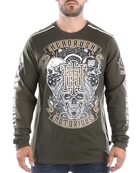 HEADRUSH LONG SLEEVE TEE - GREEN