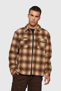 BEIGE FLANNEL OVERSHIRT 2.0
