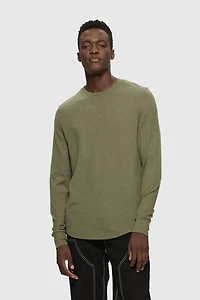 LS UPPERCUT SWEATER - Green