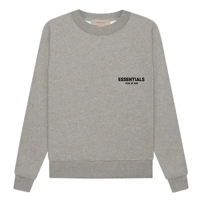 Fear of God Essentials Dark Oatmeal Crew Neck Sweatshirt