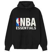 Unisex Fear of God x NBA Black Sport Hoodie