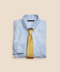 Boys Non-Iron Supima<sup>®</sup> Oxford Polo Button-Down Dress Shirt