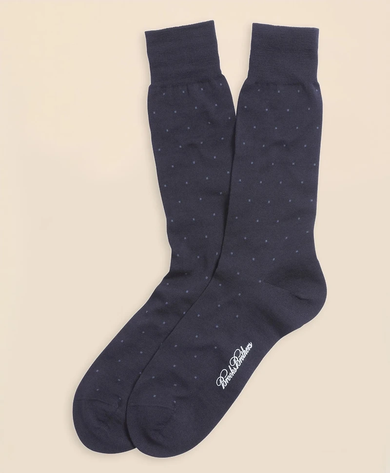 Merino Wool Big Dot Crew Socks