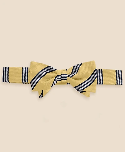 Boys BB# 1 Stripe Pre-Tied Bow Tie