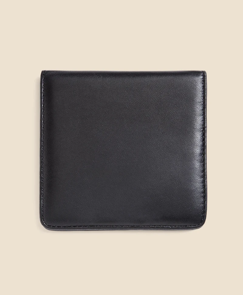 Metallic Collar Stays with Nappa Leather Case