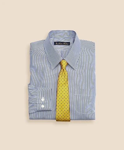 Boys Non-Iron Supima<sup>®</sup> Cotton Broadcloth Candy Stripe Dress Shirt