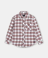 Boys Brushed Cotton Plaid Flannel Sport Shirt