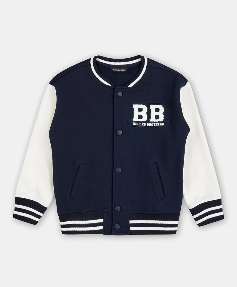 Boys Knit Varsity Jacket