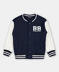 Boys Knit Varsity Jacket