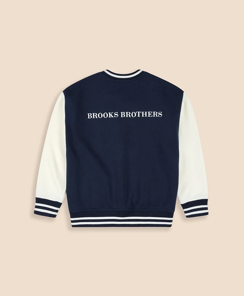 Boys Knit Varsity Jacket