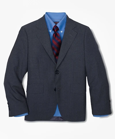 Boys Prep Two-Button Wool Suit Jacket