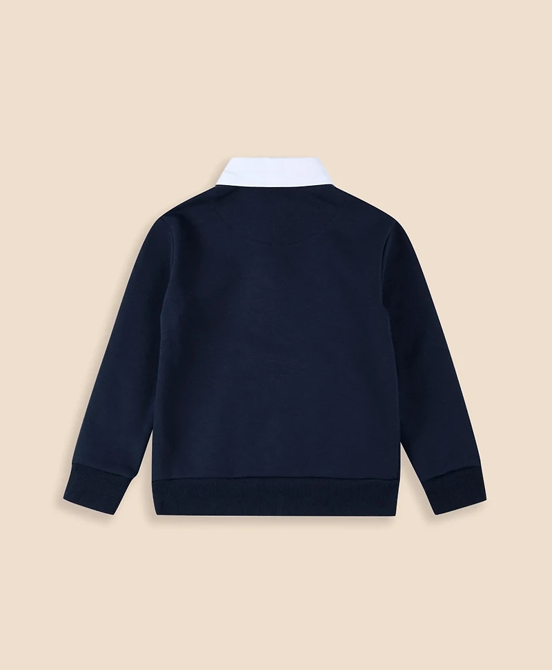 Boys Cotton-Blend Rugby Sweatshirt