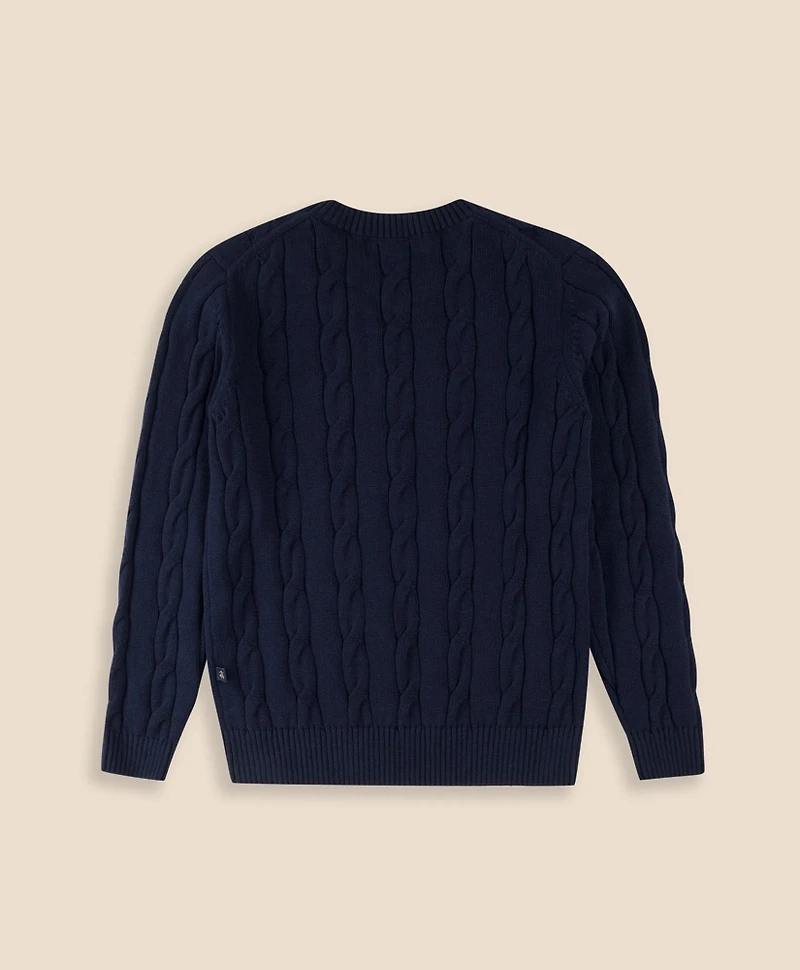 Boys Cotton Cable Sweater