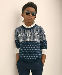 Boys Cotton Holiday Sweater