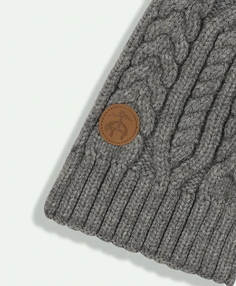 Kids Cable Knit Keyhole Scarf