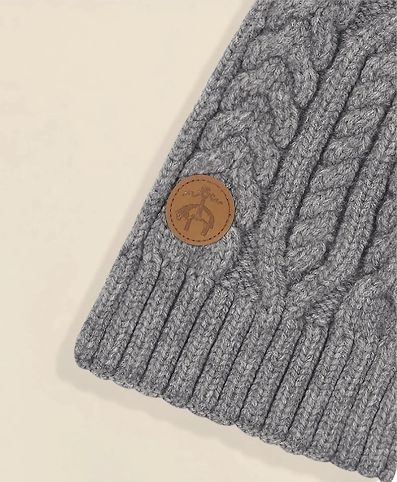 Kids Cable Knit Keyhole Scarf