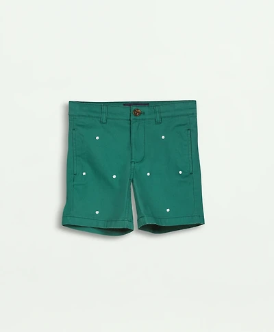 Boys Tennis Embroidered Shorts