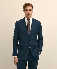 Classic-Fit Stretch Wool Blend Nailhead Suit Jacket