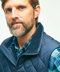Water Repellent Diamond Quilted Vest