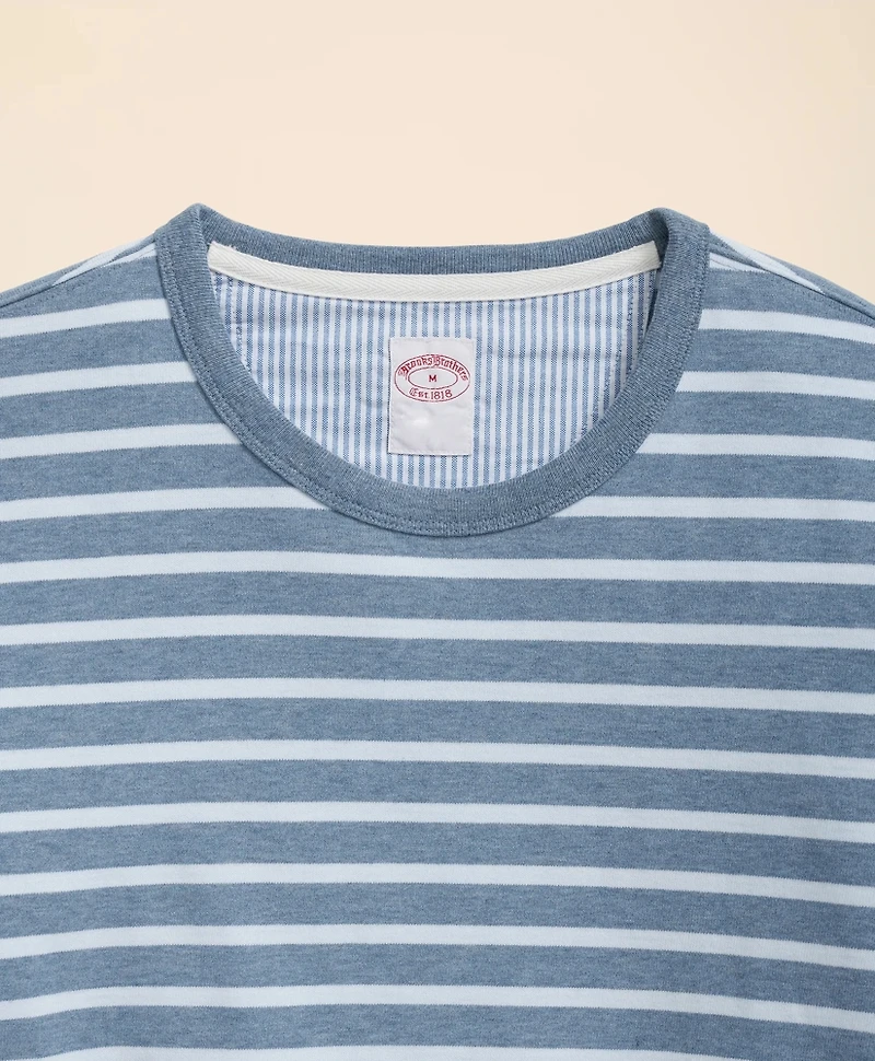 Cotton Mariner Stripe Long-Sleeve T-Shirt
