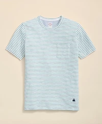 Slub Cotton Stripe T-Shirt