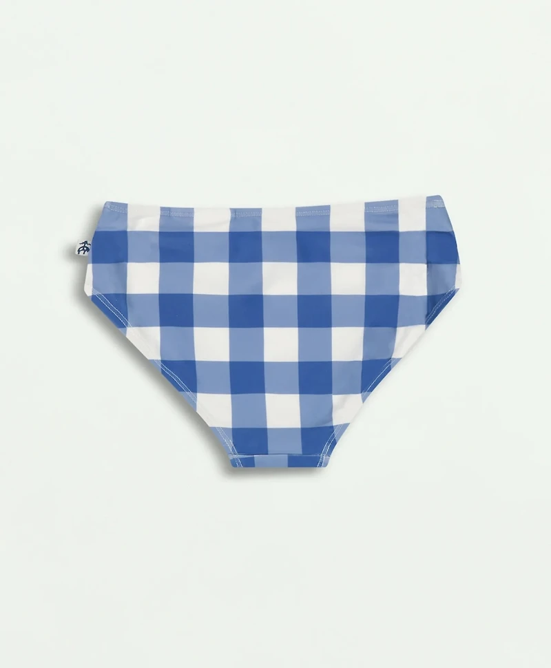 Girls Two Piece Ruffle Strap Bathing Suit