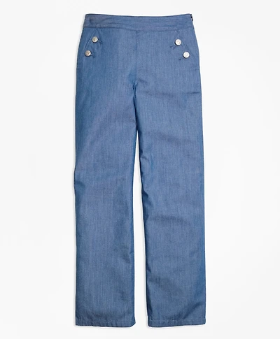 Girls Chambray Pants