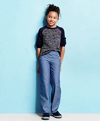 Girls Chambray Pants
