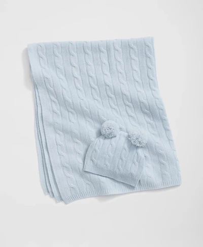Cashmere Baby Blanket & Beanie Gift Set