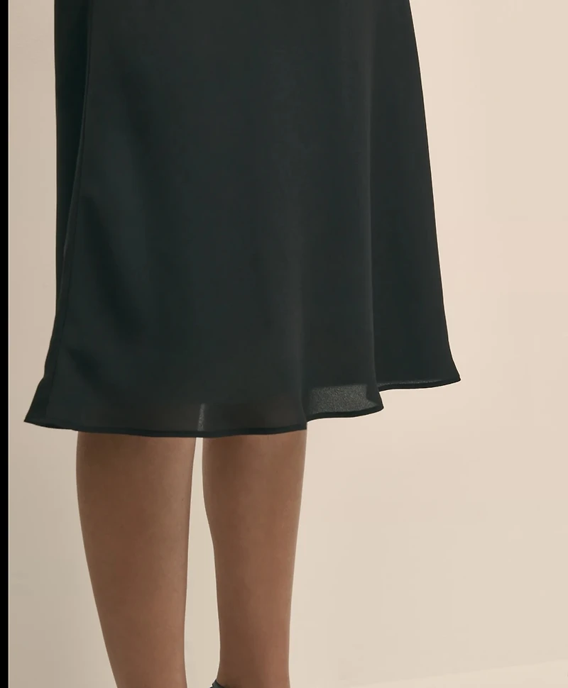 Crepe Slip Skirt