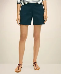 Stretch Cotton Twill Shorts